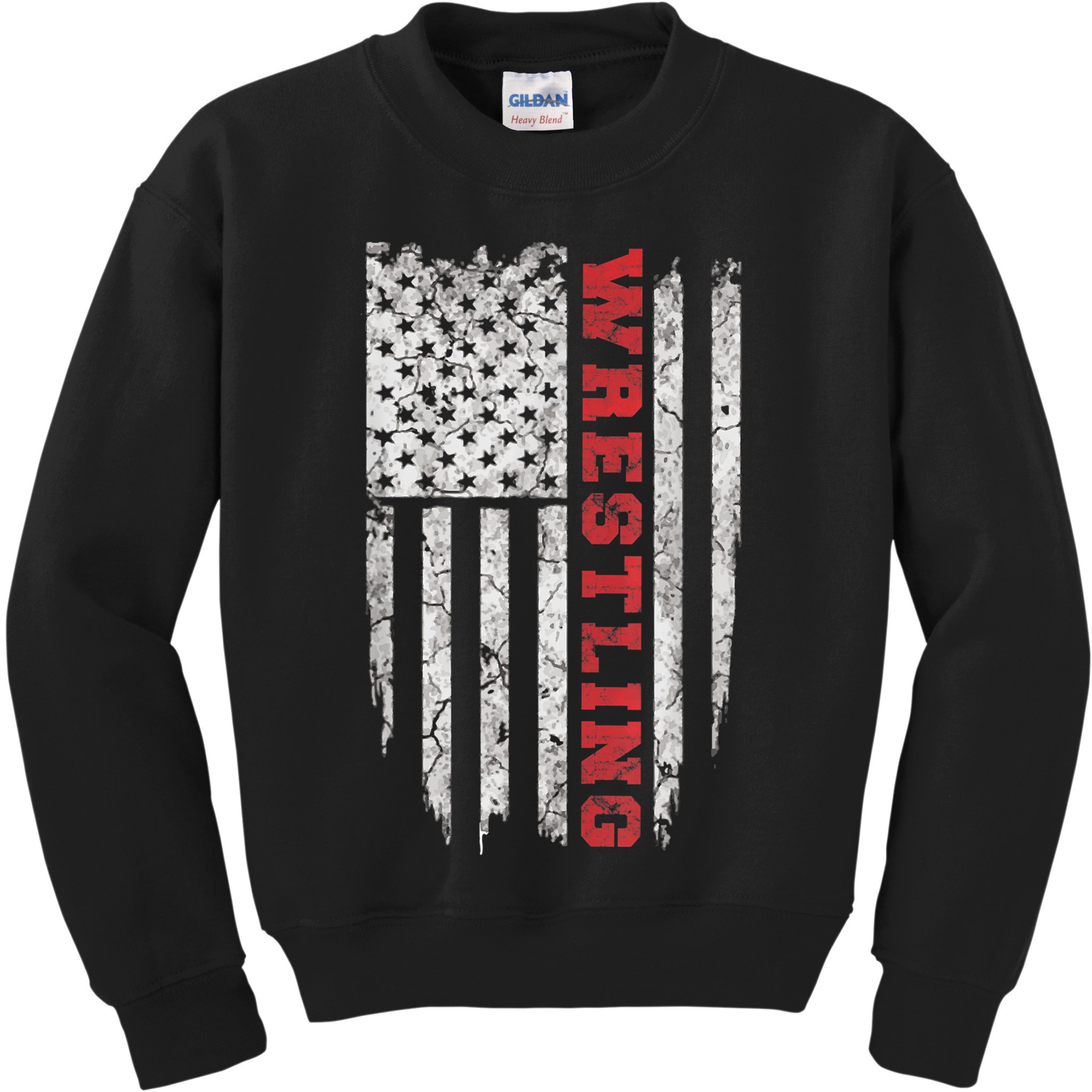 American Sport Gift Wrestling TShirt USA Gift Kids Sweatshirt