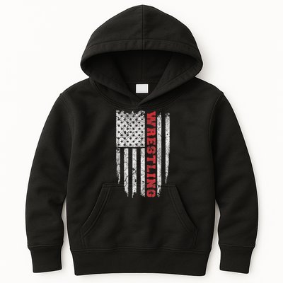 American Sport Gift Wrestling TShirt USA Gift Kids Hoodie