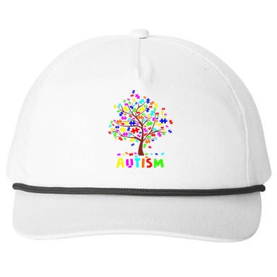 Astism Squad Gift For Autism Awareness Snapback Five-Panel Rope Hat