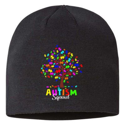 Astism Squad Gift For Autism Awareness Sustainable Beanie