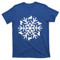 Australian Shepherd Great Gift Christmas Snowflake Funny Gift T-Shirt