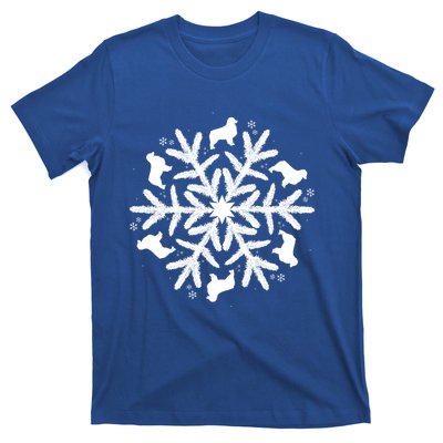 Australian Shepherd Great Gift Christmas Snowflake Funny Gift T-Shirt