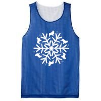 Australian Shepherd Great Gift Christmas Snowflake Funny Gift Mesh Reversible Basketball Jersey Tank