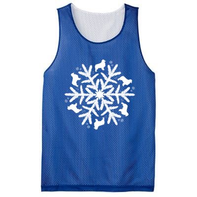 Australian Shepherd Great Gift Christmas Snowflake Funny Gift Mesh Reversible Basketball Jersey Tank