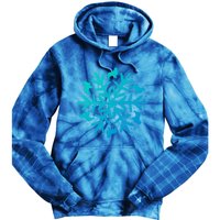 Australian Shepherd Great Gift Christmas Snowflake Funny Gift Tie Dye Hoodie