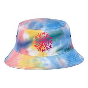 Australian Shepherd Great Gift Christmas Snowflake Funny Gift Tie Dye Newport Bucket Hat