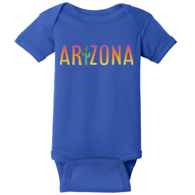 Arizona State Gift Souvenir Arizona Cactus Gift Baby Bodysuit