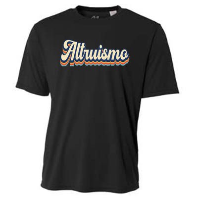 Altruismo Selfless Giving Inspiration Retro Altruismo Cooling Performance Crew T-Shirt