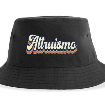 Altruismo Selfless Giving Inspiration Retro Altruismo Sustainable Bucket Hat