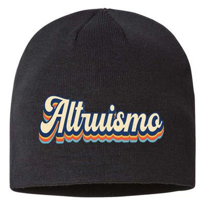 Altruismo Selfless Giving Inspiration Retro Altruismo Sustainable Beanie