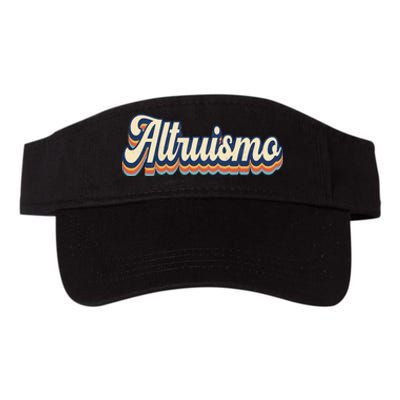 Altruismo Selfless Giving Inspiration Retro Altruismo Valucap Bio-Washed Visor