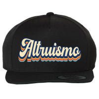 Altruismo Selfless Giving Inspiration Retro Altruismo Wool Snapback Cap