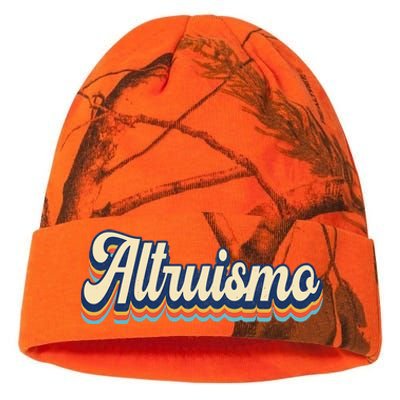 Altruismo Selfless Giving Inspiration Retro Altruismo Kati Licensed 12" Camo Beanie