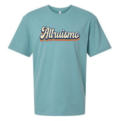 Altruismo Selfless Giving Inspiration Retro Altruismo Sueded Cloud Jersey T-Shirt