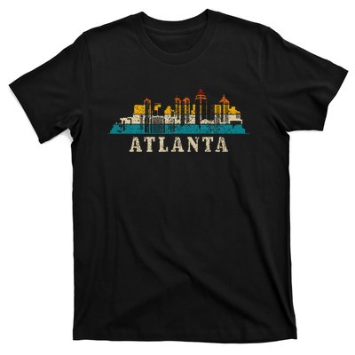 Atlanta Skyline Georgia Atl Vintage Pride Retro T-Shirt