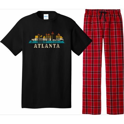 Atlanta Skyline Georgia Atl Vintage Pride Retro Pajama Set