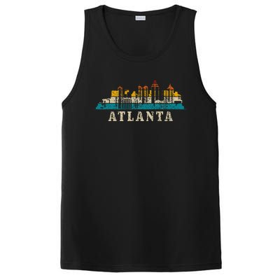 Atlanta Skyline Georgia Atl Vintage Pride Retro PosiCharge Competitor Tank