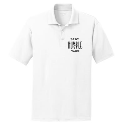 Always Stay Humble Hustle Hard Spread Kindness Inspirational PosiCharge RacerMesh Polo