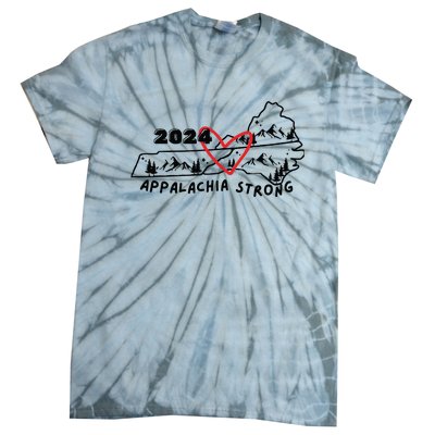 Appalachia Strong Hurricane Helene Southern Relief Hurricane Strong States Tie-Dye T-Shirt