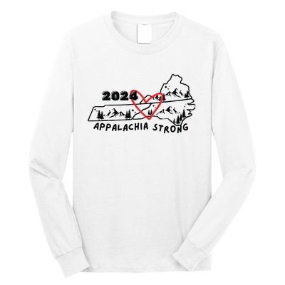 Appalachia Strong Hurricane Helene Southern Relief Hurricane Strong States Long Sleeve Shirt