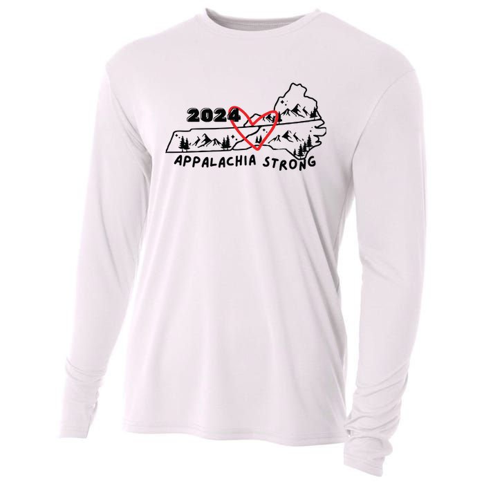 Appalachia Strong Hurricane Helene Southern Relief Hurricane Strong States Cooling Performance Long Sleeve Crew