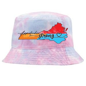 Appalachia Strong Hurricane Helene Virginia Tie-Dyed Bucket Hat