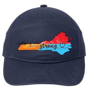 Appalachia Strong Hurricane Helene Virginia 7-Panel Snapback Hat