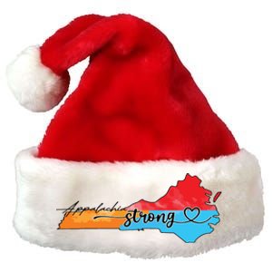 Appalachia Strong Hurricane Helene Virginia Premium Christmas Santa Hat