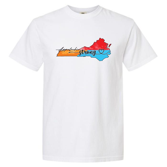 Appalachia Strong Hurricane Helene Virginia Garment-Dyed Heavyweight T-Shirt