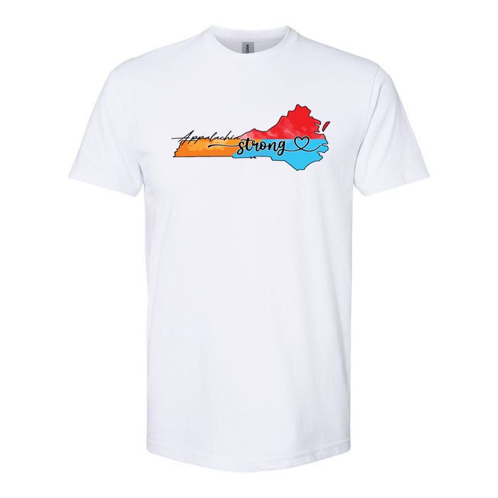 Appalachia Strong Hurricane Helene Virginia Softstyle CVC T-Shirt