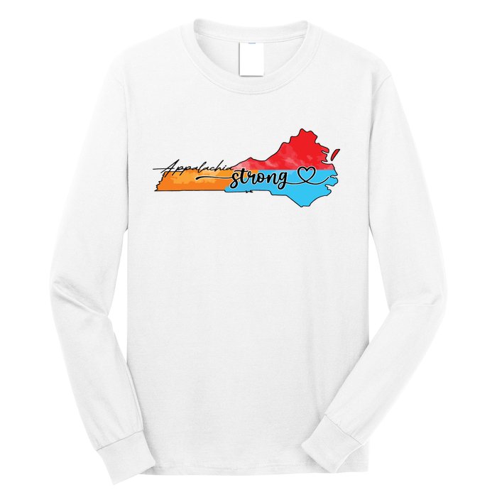 Appalachia Strong Hurricane Helene Virginia Long Sleeve Shirt