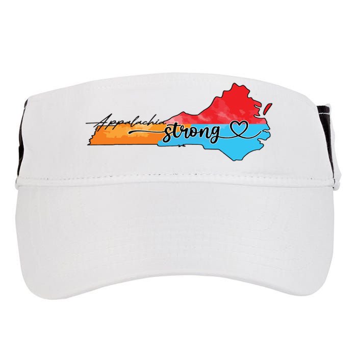 Appalachia Strong Hurricane Helene Virginia Adult Drive Performance Visor