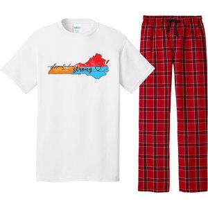 Appalachia Strong Hurricane Helene Virginia Pajama Set