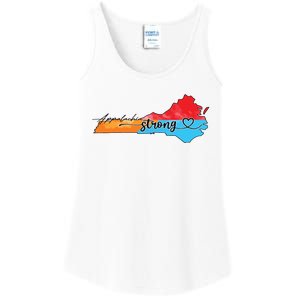 Appalachia Strong Hurricane Helene Virginia Ladies Essential Tank