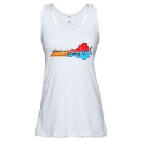 Appalachia Strong Hurricane Helene Virginia Ladies Essential Flowy Tank