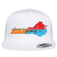 Appalachia Strong Hurricane Helene Virginia Flat Bill Trucker Hat