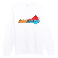 Appalachia Strong Hurricane Helene Virginia Premium Crewneck Sweatshirt