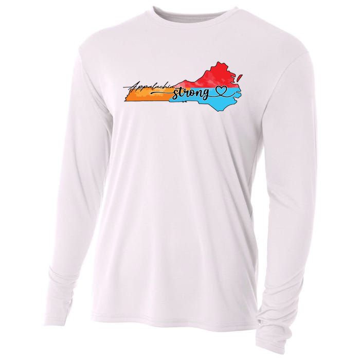 Appalachia Strong Hurricane Helene Virginia Cooling Performance Long Sleeve Crew