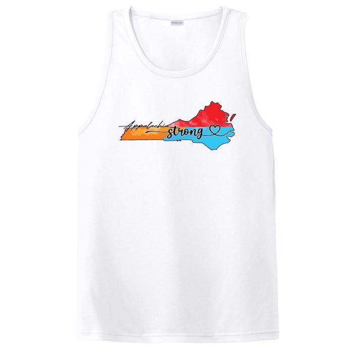 Appalachia Strong Hurricane Helene Virginia PosiCharge Competitor Tank