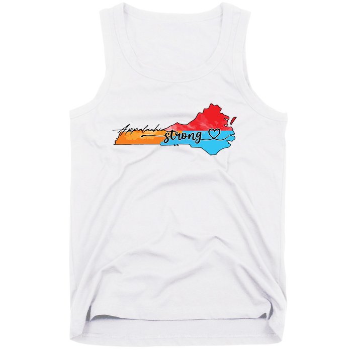 Appalachia Strong Hurricane Helene Virginia Tank Top