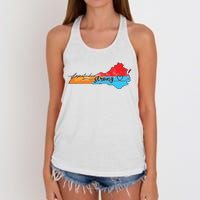 Appalachia Strong Hurricane Helene Virginia Women's Knotted Racerback Tank