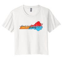 Appalachia Strong Hurricane Helene Virginia Women's Crop Top Tee