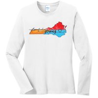 Appalachia Strong Hurricane Helene Virginia Ladies Long Sleeve Shirt