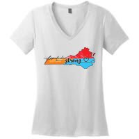 Appalachia Strong Hurricane Helene Virginia Women's V-Neck T-Shirt