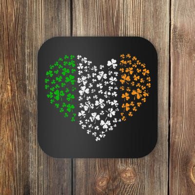 Awesome Shamrock Heart St. Patricks Day Irish Love Women Coaster