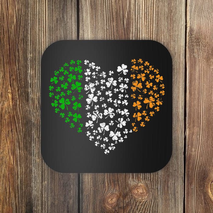 Awesome Shamrock Heart St. Patricks Day Irish Love Women Coaster