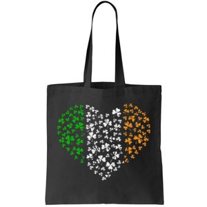 Awesome Shamrock Heart St. Patricks Day Irish Love Women Tote Bag