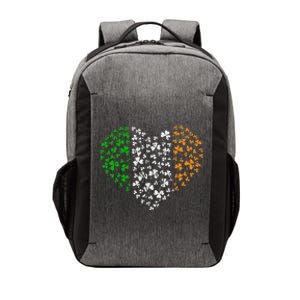 Awesome Shamrock Heart St. Patricks Day Irish Love Women Vector Backpack