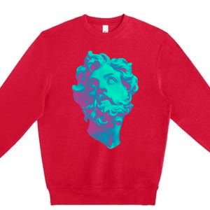 Aesthetic Statue Head Premium Crewneck Sweatshirt