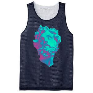 Aesthetic Statue Head Mesh Reversible Basketball Jersey Tank